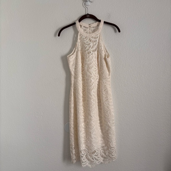 Lilly Pulitzer Dresses & Skirts - Lilly Pulitzer Women's Size 2 White Lace Halter Kenna Dress